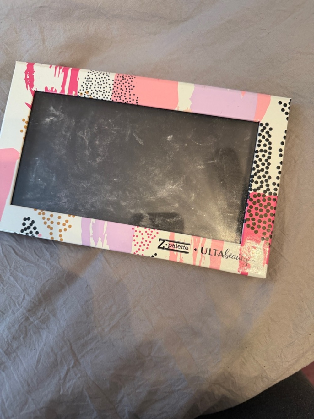 Ulta Beauty Z-Palette Pink & White Decorative Eyeshadow Palette Case